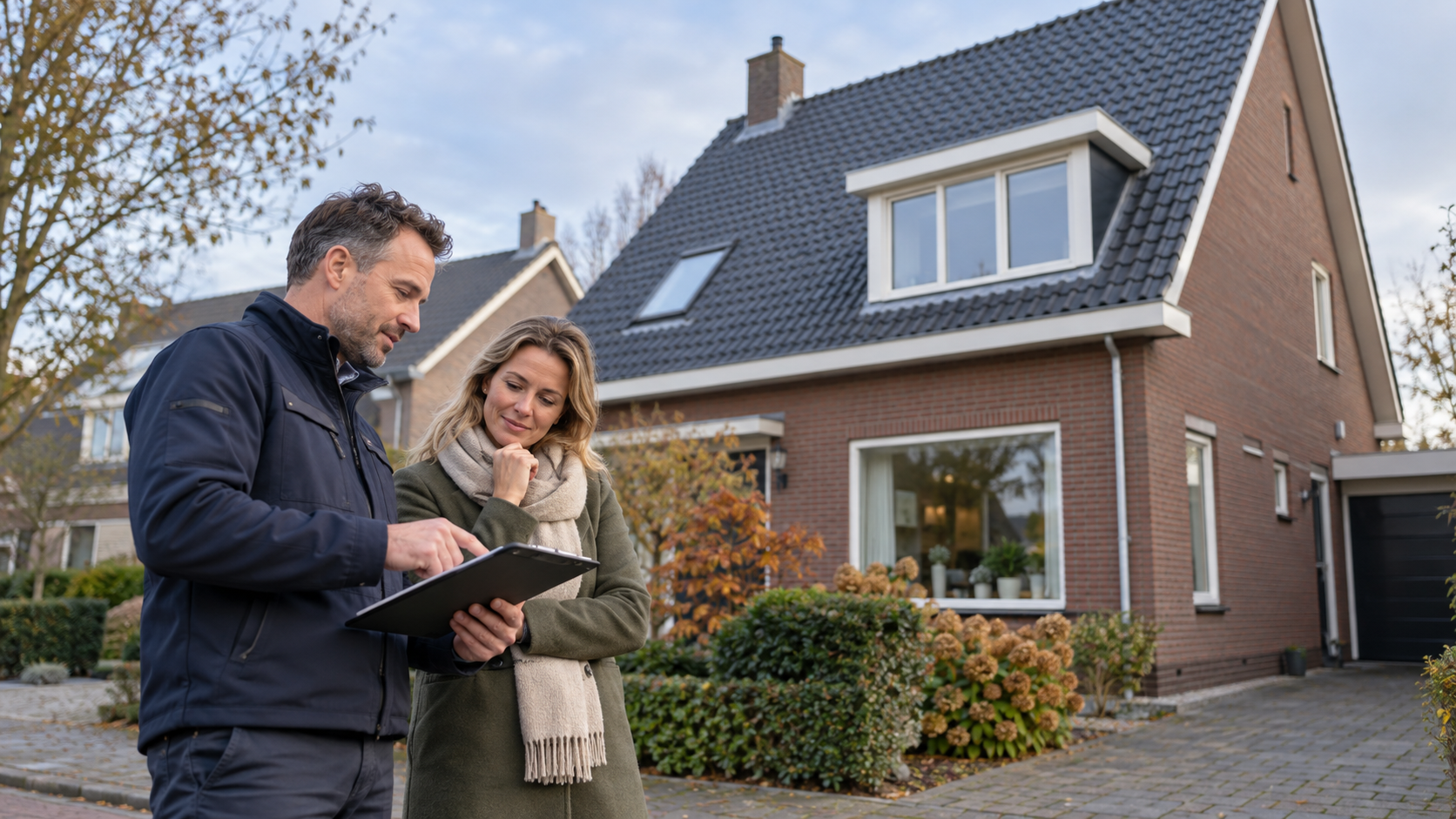 Thermografisch onderzoek bij een woning