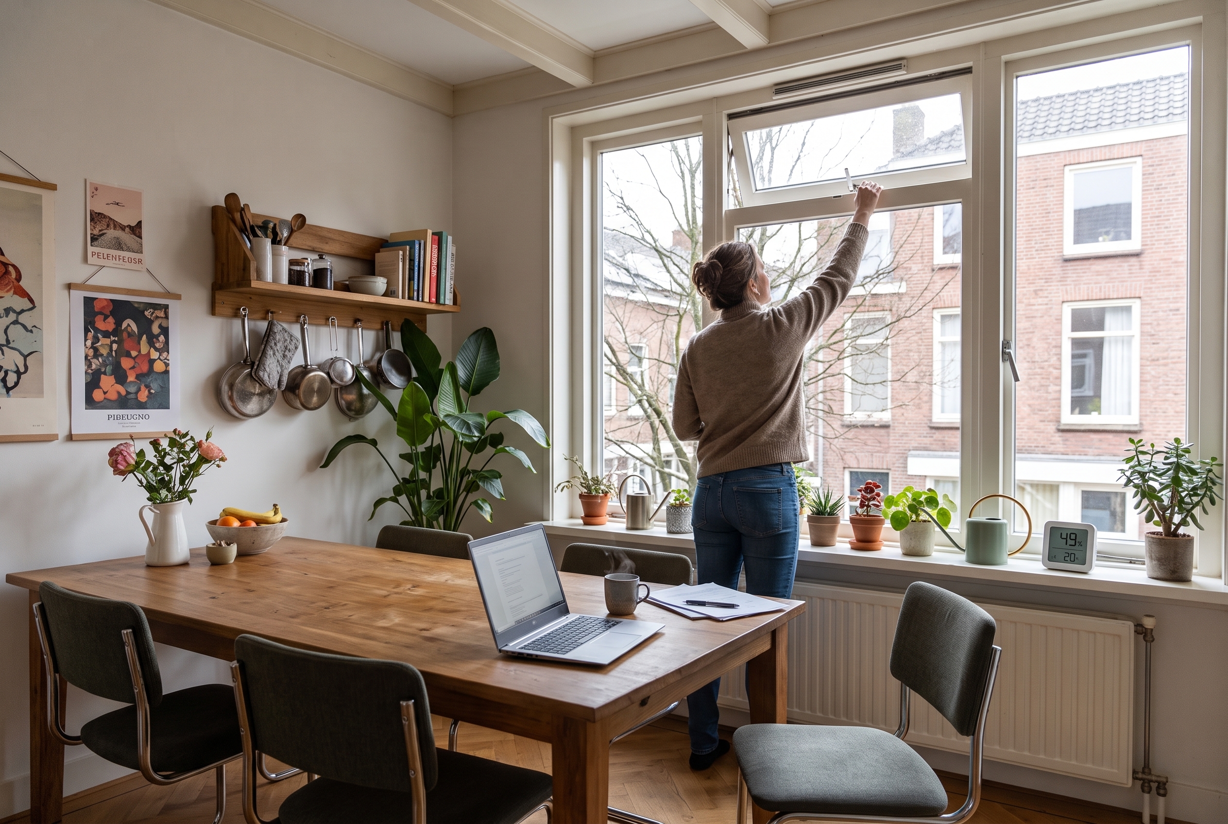Huis ventileren in de winter